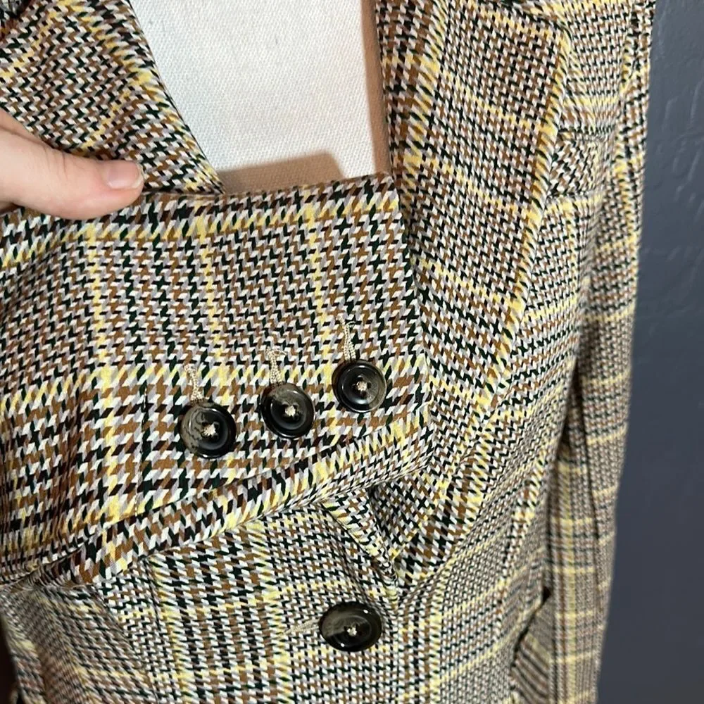 CAbi Black and Tan Blazer with Tailored‎ Fit